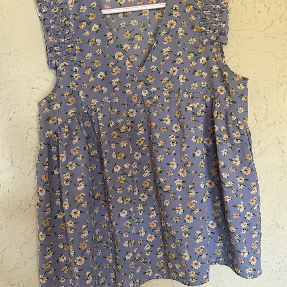 Floral Sleeveless Top